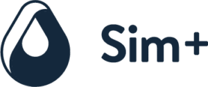 Logotipo SIM+, plataforma de gestão de manutenção industrial